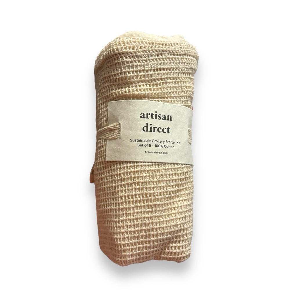 ARTISAN DIRECT Sustainable Grocery Starter Kit Set of 5 Bags